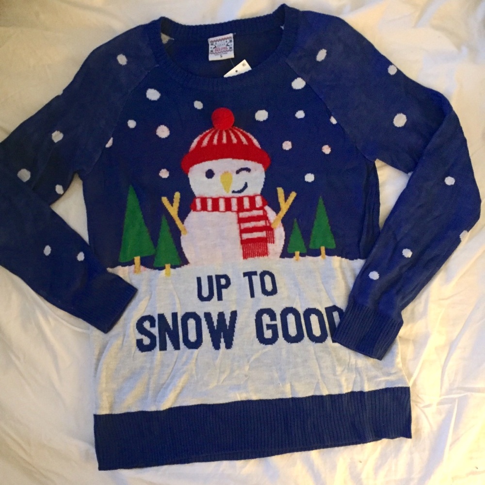 5️⃣✨ Ugly Christmas Snowman Sweater